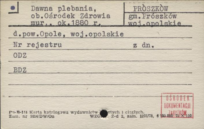plebania, ob. ośrodek zdrowia, skan 1