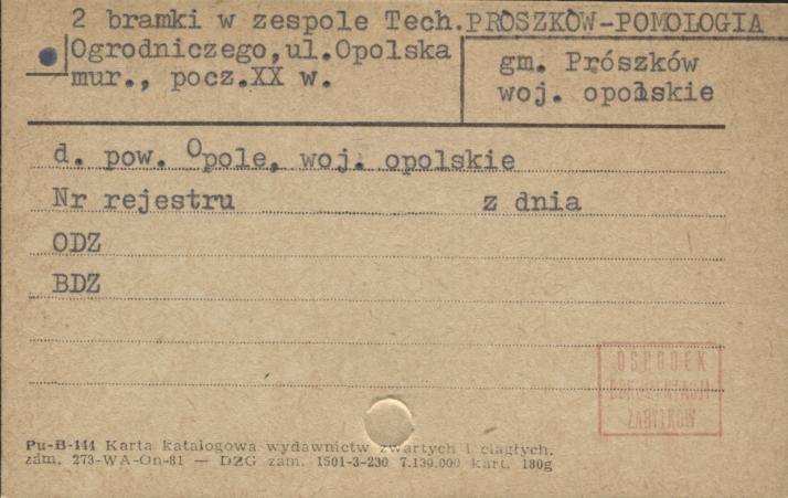 2 bramki w zespole tech. ogrodniczego, skan 1