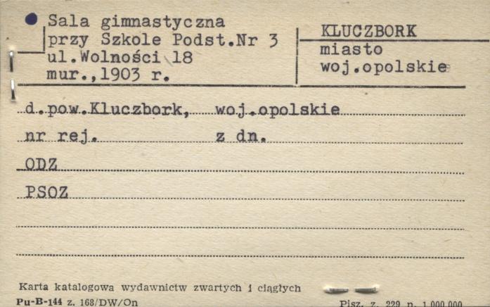 sala gimnastyczna przy szkole podst. nr 3, skan 1
