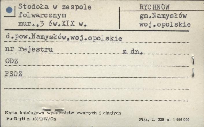 stodoła w zespole folwarcznym, skan 1
