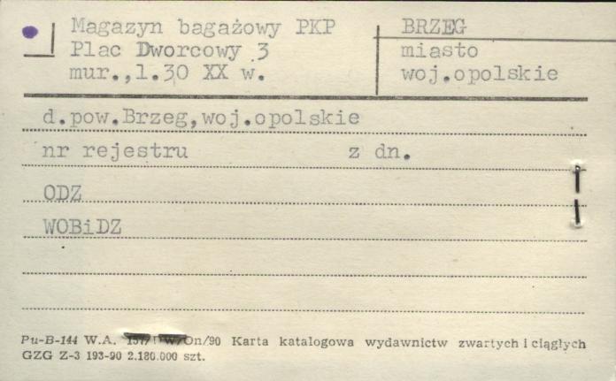 magazyn bagażowy PKP, skan 1