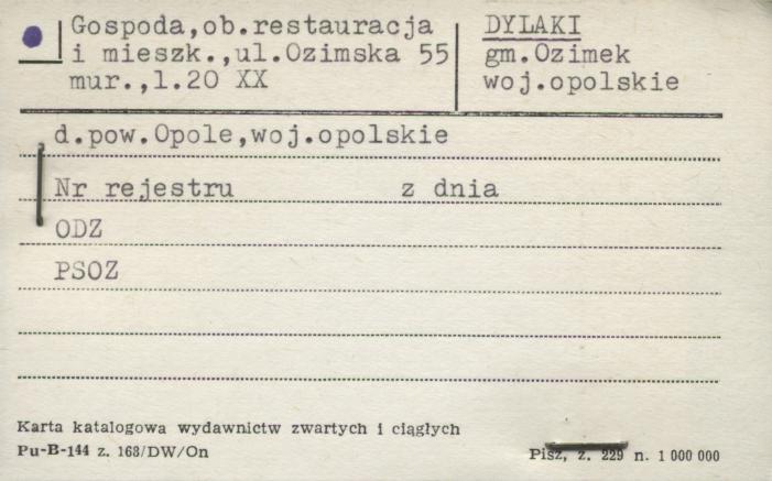 gospoda, ob. restauracja i mieszk., skan 1