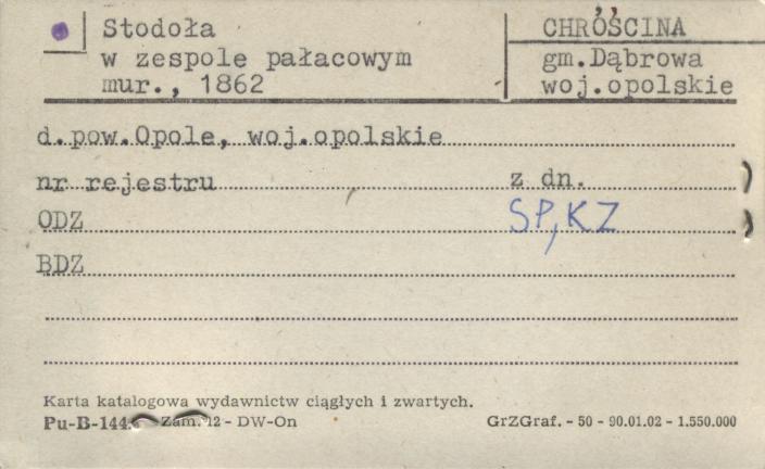 stodoła w zespole pałacowym, skan 1