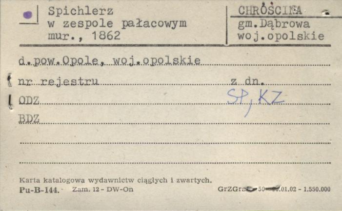 spichlerz w zespole pałacowym, skan 1