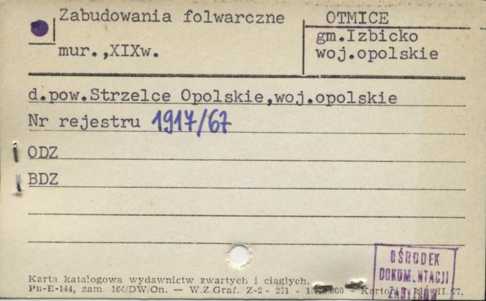 zabudowania folwarczne, skan 1