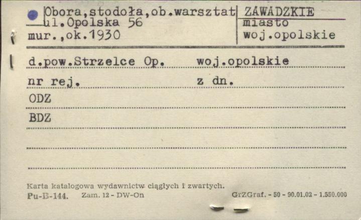 obora, stodoła, ob. warsztat, skan 1