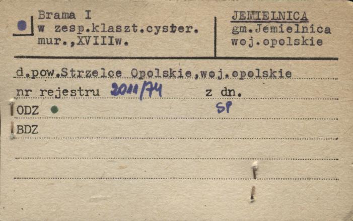 brama I, skan 1