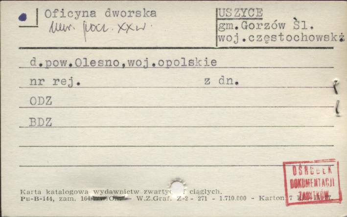 oficyna dworska, skan 1