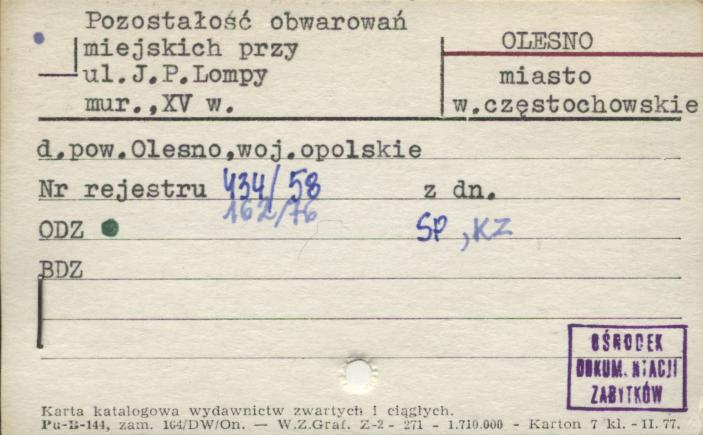pozostałość obwarowań miejskich, skan 1