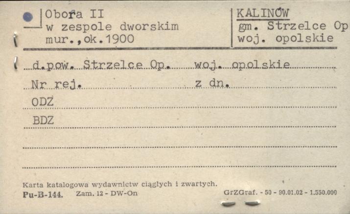 obora II w zespole dworskim, skan 1
