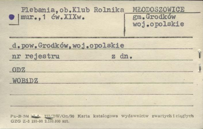 plebania, ob. Klub Rolnika, skan 1