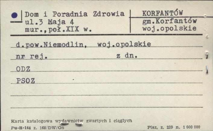 dom i poradnia zdrowia, skan 1