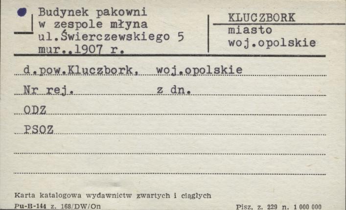 budynek pakowni w zespole młyna, skan 1