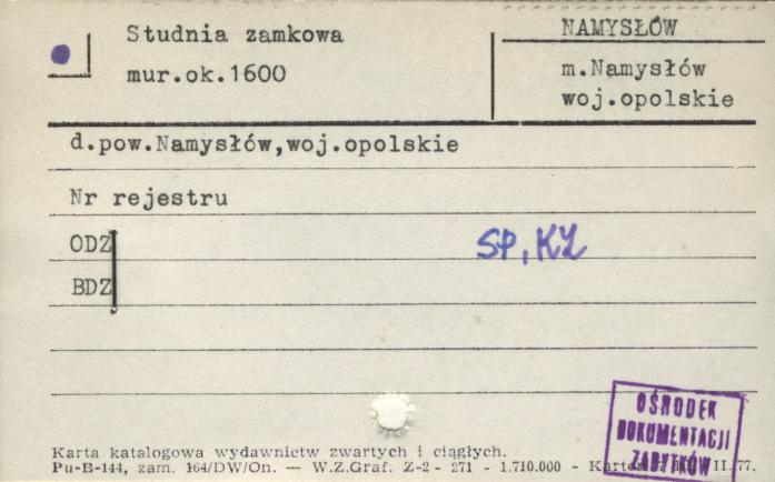 studnia zamkowa, skan 1