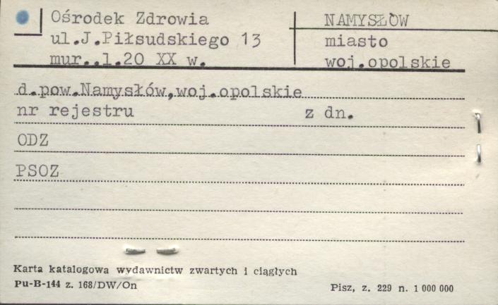 ośrodek zdrowia, skan 1
