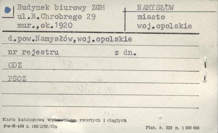 budynek biurowy ZGM, skan 1