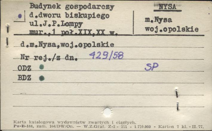 budynek gospodarczy d. dworu biskupiego, skan 1