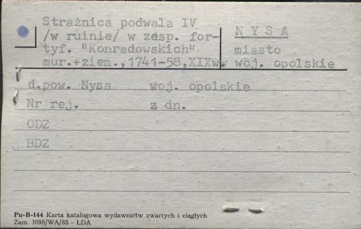 strażnica podwala IV (w ruinie), skan 1