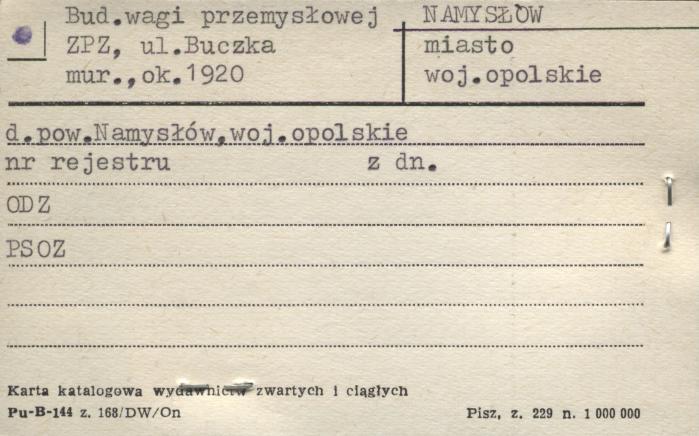 budynek wagi przemysłowej, skan 1