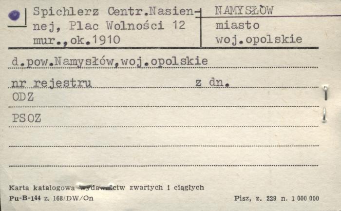 spichlerz Centr. Nasiennej, skan 1