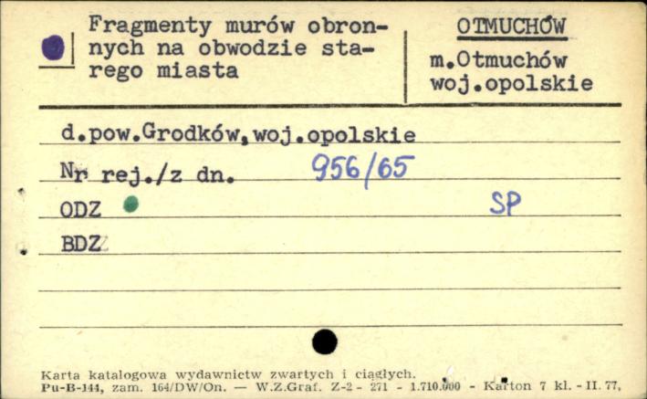 fragmenty murów obronnych, skan 1