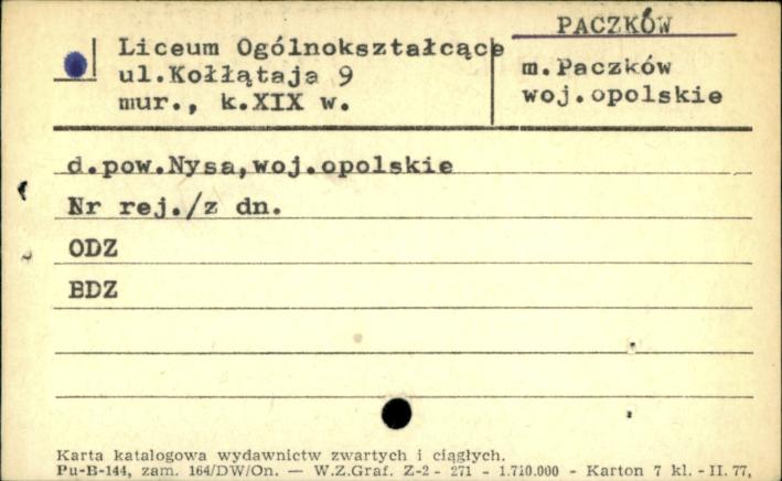 liceum Ogólnokształcące, skan 1