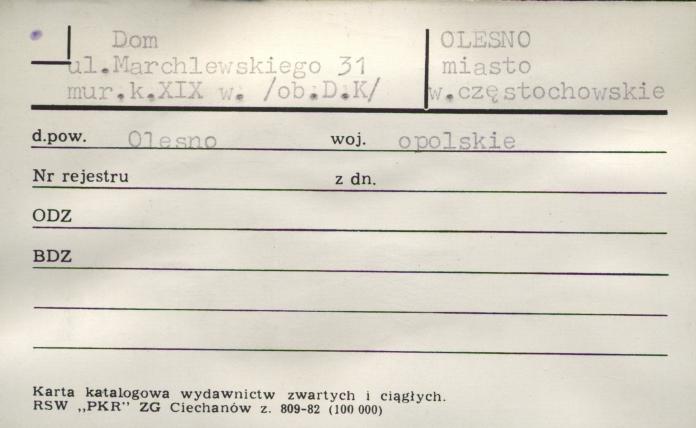 dom ob. D.K., skan 1