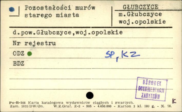 pozostałości murów starego miasta, skan 1