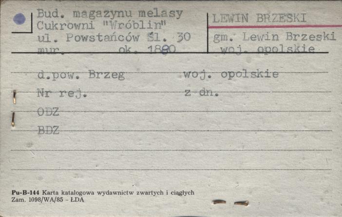 bud. magazynu melasy cukrowni Wróblin, skan 1