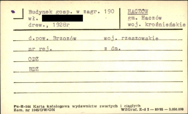 budynek gospodarczy w zagrodzie, skan 1