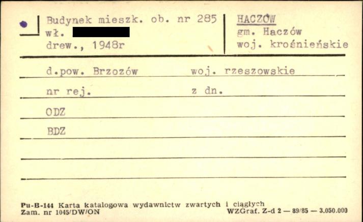 budynek mieszkalny, skan 1