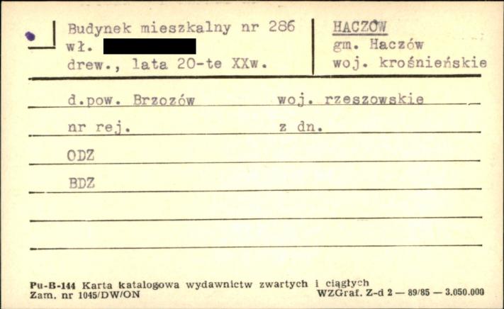 budynek mieszkalny, skan 1