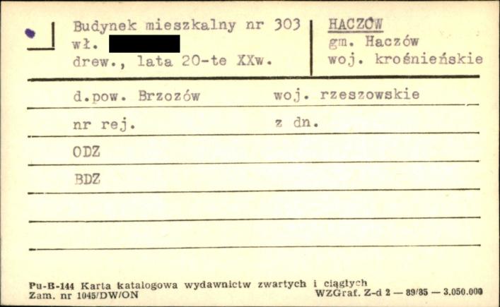 budynek mieszkalny, skan 1