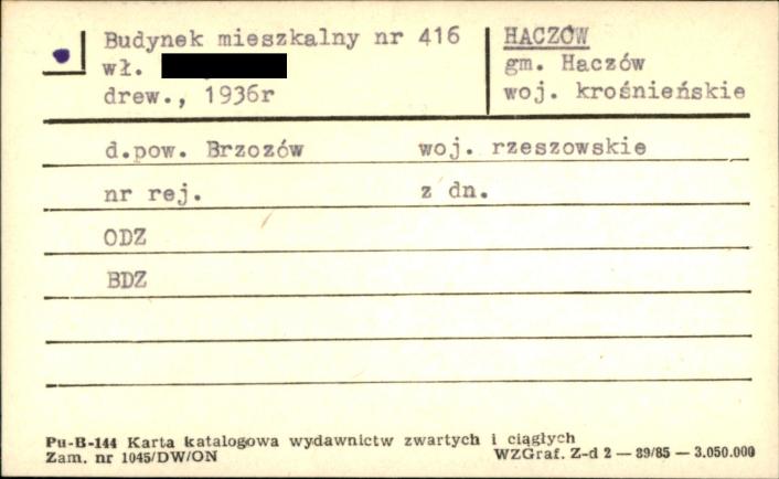 budynek mieszkalny, skan 1