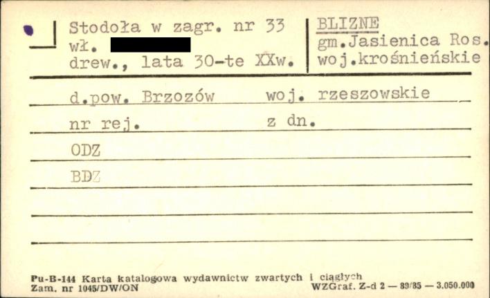 stodoła w zagrodzie, skan 1
