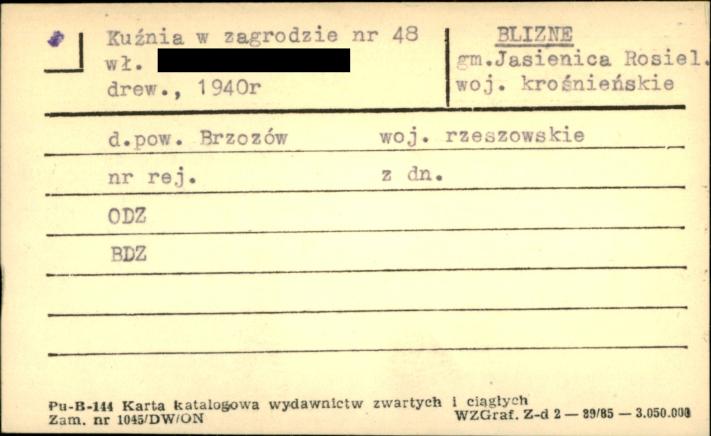 kuźnia w zagrodzie, skan 1