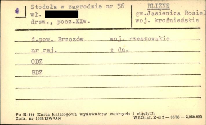 stodoła w zagrodzie, skan 1