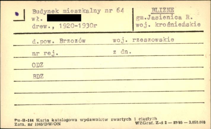 budynek mieszkalny, skan 1