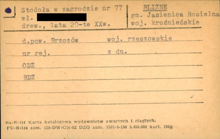 stodoła w zagrodzie, skan 1