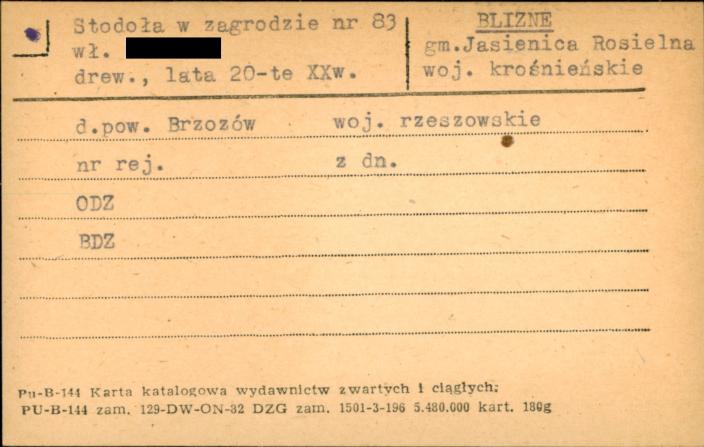 stodoła w zagrodzie, skan 1