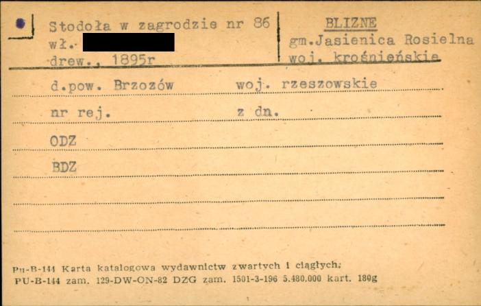 stodoła w zagrodzie, skan 1