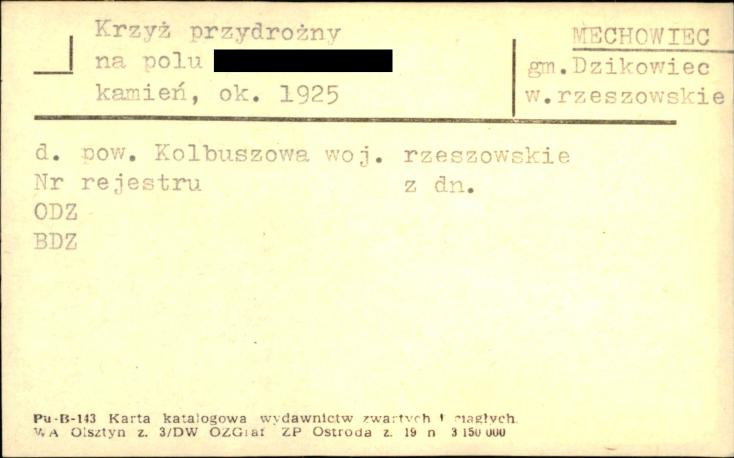 krzyż przydrożny, skan 1
