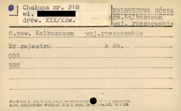 chałupa, skan 1