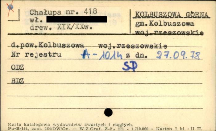 chałupa, skan 1
