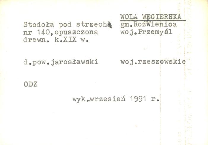 stodoła pod strzechą, opuszczona, skan 1