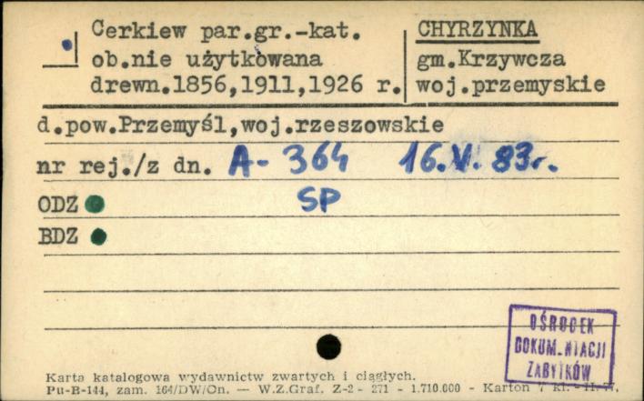 cerkiew par. gr. - kat., skan 1