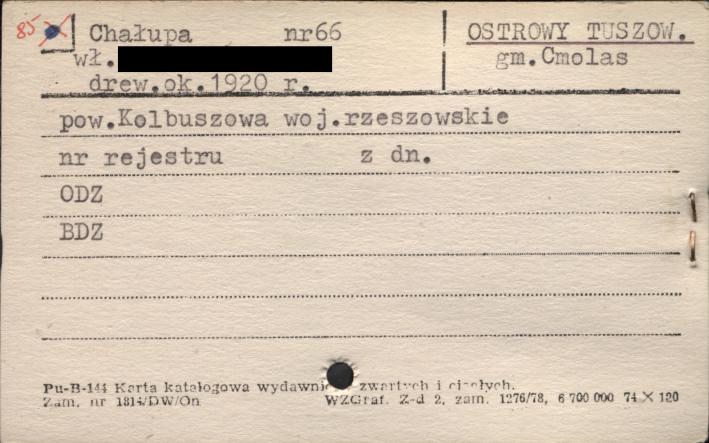 chałupa, skan 1