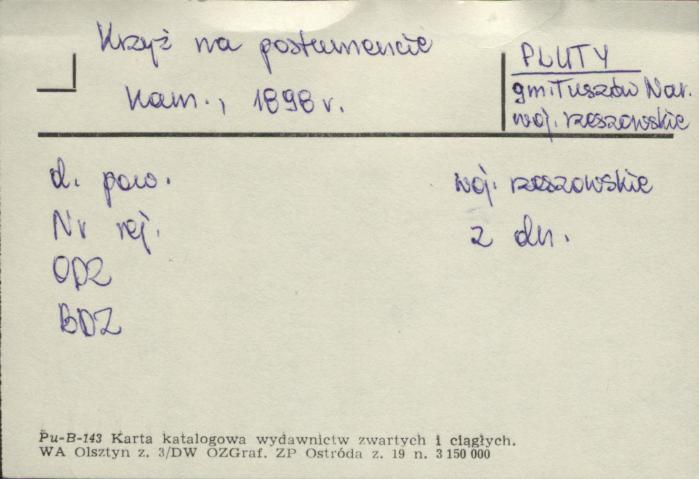 krzyż na postumencie, skan 1