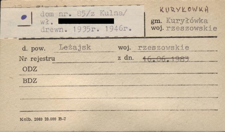 dom (z Kulna), skan 1