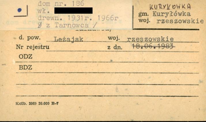 dom (z Tarnowca), skan 1
